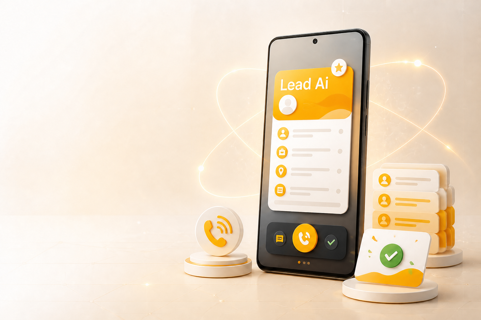 Lead Ai Android lead-response interface